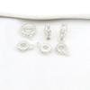 Cuentas Espaciadoras de un Solo Colgante con Incrustaciones de Circonita Color-Preservante Chapado en Oro de 14K Chapado con Oro Real de 18K Pulsera DIY Collar Conector de Tres Vías Accesorio Hecho a Mano C44