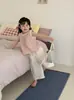 Nueva Camiseta sin Mangas de Encaje Estilo Coreano de Verano para Niñas de Yimai Clothing, Top Chaleco Dulce de Princesa para Niños