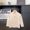 Xianao 2023 otoño nueva ropa para niños, camisa de cuello alto para niños, ropa interior para bebés con cara sonriente de estilo coreano multicolor
