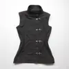 Diseño Estilo Coreano Chaleco sin Mangas de un Solo Botón con Cuello Alto Dulce y Fresco para Mujer, Nuevo Transfronterizo Nuevo Estilo Chino Retro