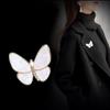 Broche de mariposa antifritilar de alta gama, alfiler de perla antiexposición, alfiler de ramillete en stock, fábrica, venta al por mayor, accesorios de ropa