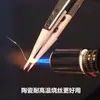 Pinzas de cerámica DIY atomizador alambre de calentamiento cabeza de cerámica accesorios pinzas resistentes a altas temperaturas punta curva