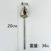 Cuchara Corazón de Melocotón Estilo Coreano 304 Acero Inoxidable Textura Martillada Cuchara para Sopa Cuchara de Mesa para Restaurante Mango Largo Cuchara para Servir Cuchara Doméstica