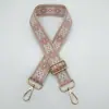 Correa de Bolso Ancha de 3.8 cm Correa de Hombro Jacquard Colorido Lona de Diamante Accesorios Correa de Bolso de Hombro Único Cruzado Correa de Bolso para Mujer
