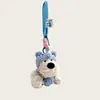 Pingente Original de Pelúcia para Bolsa West Highland, Pingente Chaveiro de Cachorrinho Rabiscado, Presente de Boneco de Desenho Animado