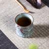 Montaña Vacía Xinyu celadón Longquan taza china simple creativa con forma de hoja de bambú taza con forma de bambú vintage cerámica hogar taza de agua taza de té