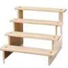 Estante para Pulseras de Madera Maciza, Estante de Exhibición para Cosméticos, Estante Escalera para Pulseras de Cuentas de Buda, Adornos de Almacenamiento para Muñecas Hechos a Mano, Exhibición de Pasadores