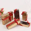 Hershie fabricantes de cajas de chocolate suministran caja de chocolate Godivan de papel dorado postre PVC caramelo regalo para la mano al por mayor
