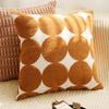 Sofá de Sala de Estar de Alta Gama Estilo Francés Cojín para Ventana Saliente Almohada Cojín de Lujo Ligero con Relleno Funda de Almohada Caballo de Guerra Vintage Naranja