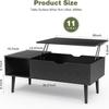 Comercio Exterior Europeo y Americano Amazon Más Vendido Muebles de Panel Transfronterizo Sala de Estar Mesa de Café Elevable Fábrica Venta al por Mayor Mesa de Café