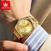 Reloj de la Marca Oris Nuevo Luminoso Resistente al Agua Popular Verde Fantasma del Agua Luminoso de Cuarzo Reloj para Hombre Reloj para Hombre