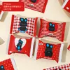 Bolsas de Embalaje para Galletas Crujientes de Copo de Nieve de Año Nuevo Bolsas de Grado Alimenticio Hechas a Mano para Dulces y Snacks Bolsas de Embalaje Festivas del Año del Caballo Venta al por Mayor