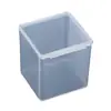 Caja de plástico transparente caja de elementos caja de almacenamiento caja original piezas de caja de embalaje de producto caja pequeña material PP transparente