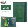 Cross-border Explosivo Spot RFID Passport Bag Puleather Multi-função SIM Card ID Bag Leather Cover Passport Holder