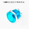 Interruptor de Botón Pulsador Metálico al por Mayor de 12 mm 16 mm Pie de Tornillo Completamente Oxidado Pie de Soldadura Punto de Reinicio Automático Multicolor