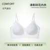 Ropa Interior de Encaje de Lunares Francesa para Mujer, Sin Costuras, Sin Aros, Soporte Suave, Ligera, Transpirable, Espalda Bonita, Sujetador para Adolescente