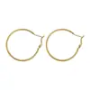Pendientes de Aro Delgados Trenzados Estilo Mid-Century Vintage, Versátiles y Elegantes, Pendientes Grandes Exagerados con un Toque de Lujo Ligero y Sensación de Alta Gama