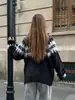 Jaqueta Suéter Zíper Retro Fair Isle Oreeta Pode Ser Usada por Homens e Mulheres, Estilo Neutro de Marca Tendência Cardigã Tricotado Personalizado