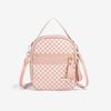 Mini Mochila Moderna Doce Bordada Pequena Mochila Estampa de Bolinhas Retrô Portátil Transversal Bolsa Pequena Bolsa para Celular Lote