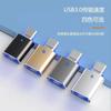 Adaptador USB-C de Três Portas Tipo-C para USB 3.0 OTG Leitor de Cartão Pen Drive Plug Celular Dispositivo Externo Três-em-Um