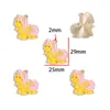 Colgante de aleación de poni unicornio con goteo de aceite de venta caliente transfronterizo Colgante para collar hecho a mano DIY Llavero Accesorios de joyería