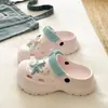 Moda e EstiloTamancos Femininos de Verão com Solado Grosso de EVA Estrela do Mar e Concha para Férias na Praia e Uso ao Ar Livre