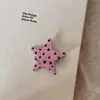 Nuevo Pinza para el Cabello de Moda de Estrellas y Lunares para Mujer, Pinza Personalizada Moderna y Divertida para Flequillo, Accesorios Simples para el Cabello de Lado, Pinzas Dulces