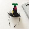 Sombrero de bruja, araña, calabaza, accesorio divertido para el cabello de fiesta de Halloween, diadema de bruja, lazo de malla de encaje