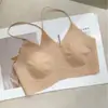 Sujetador de espalda baja en Y para mujer, ultrafino, minimiza bustos grandes, adelgazante, sin costuras, sin varillas, con tirantes finos, sujetador invisible