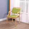 Mesa y Sillas de Comedor de Madera Maciza para Residencias de Ancianos Muebles para Personas Mayores Adecuado para Residencias de Ancianos y Apartamentos Amigables con la Edad Mesa y Sillas