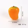 Colgante Llavero 3D Fruta Realista Grande Shangding con Durian, Mangostán, Pitahaya y Mango para Manualidades DIY