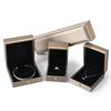 Joyero de franela de cuero al por mayor, caja para anillos, collares, colgantes, pendientes, pulseras, embalaje de regalo.
