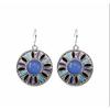 Pendientes de Aro Redondos Bohemianos de Moda Transfronterizos Alto Sentido Estilo Étnico Retro Pendientes de Gota de Color Venta al por Mayor