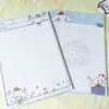 Adorable Perro Blanco Grande B5 Cuaderno de Dibujos Desprendible, Bloc de Notas para Estudiantes de Alto Valor, Adorable Bloc de Notas