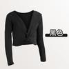 Ropa de Baile para Niñas Ropa de Práctica para Niñas Otoño e Invierno Abrigo Suéter Engrosado Chaleco Chaleco de Manga Larga Forrado de Lana