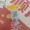 Veículo Elétrico Luminoso Pequeno Avião Carro Decoração Luz Brilhante Energia Eólica Luz LED Motocicleta Luz de Ambiente