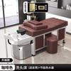 Vendas Diretas Transfronteiriças de Cubas de Cerâmica de Alta Qualidade, Cama para Lavatório com Estrutura de Aço Inoxidável Estilo Tailandês, Anel de Massagem com Circulação de Água, Cama para Terapia Capilar com Fumigação por Atacado