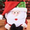 Bolsa de regalo navideña con decoración transfronteriza, bolsa de regalo navideña con forma de muñeco de nieve y dulces.