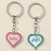 Novo Chaveiro de Casal Amoroso Letra Personalizável Liga de Zinco Chaveiro de Carro Pingente de Bolsa Chaveiro Venda Quente