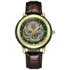 Reloj de jade natural para hombre y mujer, productos genuinos, zafiro, simple, para parejas, automático, impermeable, reloj de cuarzo, reloj no mecánico