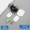 Tope de puerta superior de acero inoxidable sin perforaciones Tope de puerta de succión al suelo tipo Tortuga con resistencia magnética para puerta, goma gruesa anticolisión, tope de puerta montado en el suelo