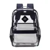 Mochila Transparente de PVC para Amazon Transfronterizo Unisex Impermeable Mochila de Viaje Mochila Transparente de Gelatina