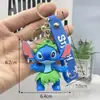 Colgante de Stitch de Dibujos Animados Llavero Divertido de Lilo y Stitch Colgante Muñeco de Plástico Suave Caja Ciega