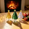 Adorno de mesa de árbol de Navidad hecho a mano de vidrio de Zibo, muy atractivo, regalo creativo, venta al por mayor transfronteriza