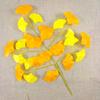 Hojas de Ginkgo Simuladas Ramas de Ginkgo Pegadas Ramas Falsas Hojas Plantas Verdes Jardín de Otoño Ingeniería de Embellecimiento Decoración Venta al por Mayor