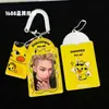 Original EN Nueva Colección de Figuras de Muñecas PVC 3 pulgadas Portatarjetas Almacenamiento Álbum de Ídolos Pantalla de Tarjetas Pequeñas Colgante