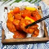 Caja Completa de Cerdo Gulu Zhengda 10kg Cerdo Gulu Cerdo Agridulce Nuggets de Pollo Congelados Semiacabado Plato Rápido Pollo Agridulce