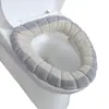 Funda de Asiento de Inodoro de Felpa para Invierno con Asa Engrosada, Funda de Asiento de Inodoro Universal Cálida de Felpa para el Hogar, Lavable