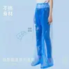 Pantalones de Lluvia Desechables, Pantalones de Lluvia Engrosados con Cubrepiés, Impermeable Largo Portátil para Exteriores, Unisex Impermeable para Rafting