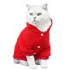 Teste de prova de lote de suéter de animal de estimação de cor sólida personalizado para gato/cachorro pequeno com logotipo personalizado impresso fabricantes